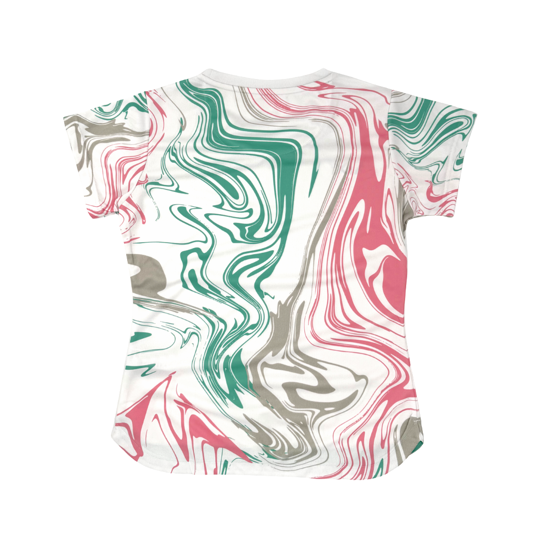 Aixo Chrome Womens T-Shirt - White