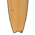 6ft 11 Bamboo Wing Swallow Tail Surfboard (FINS Included)