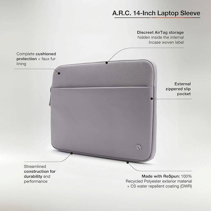 Incase A.R.C. Sleeve with ReSpun 100% Recycled Polyester