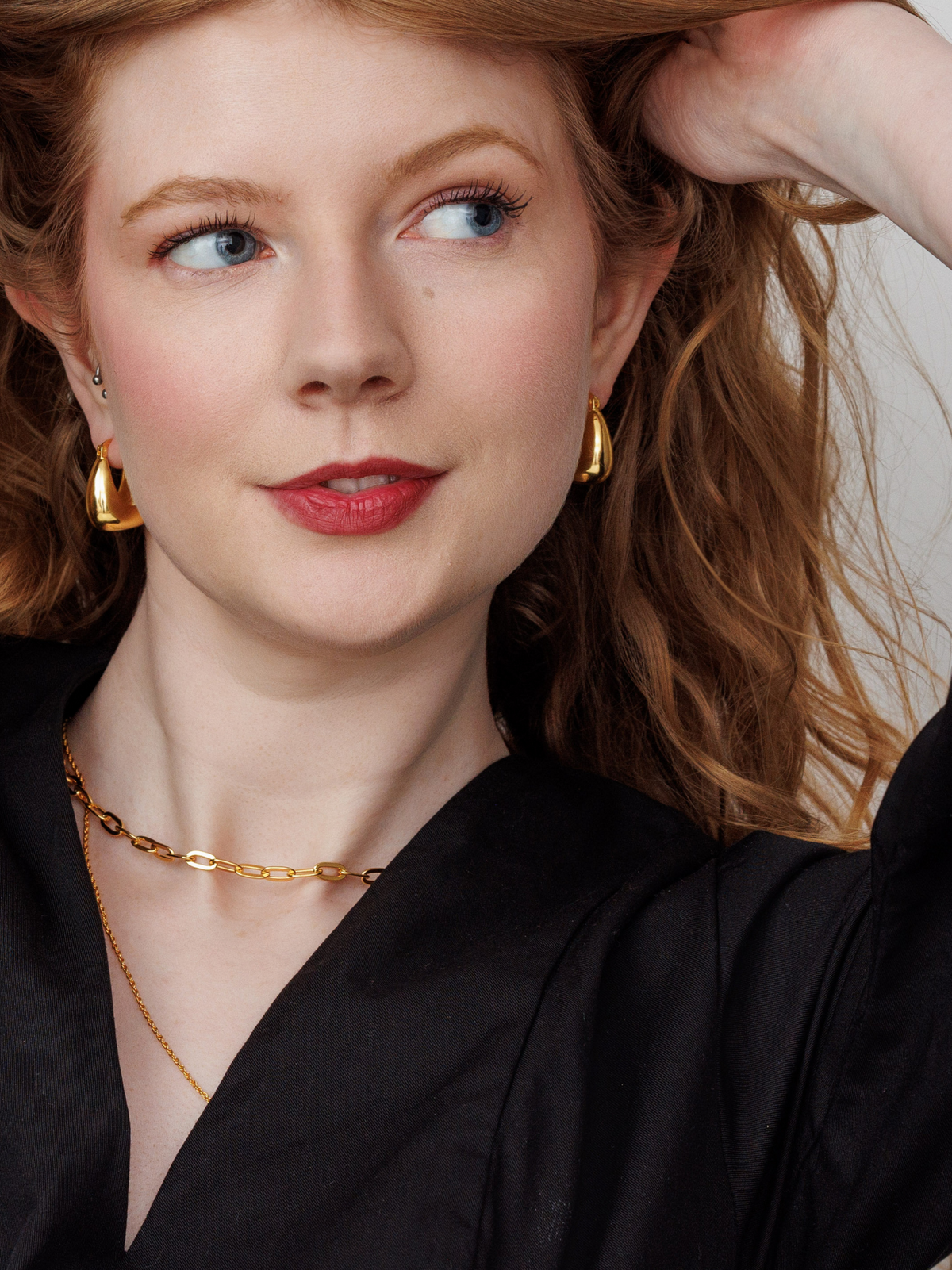 Gold Vermeil Hoop Earrings – Jude | No More Nobody