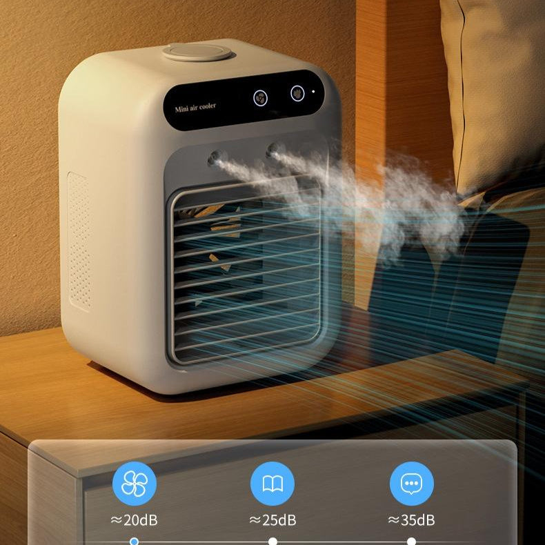 Aire Acondicionado Enfriador de Aire Ventilador Enfriador de Agua Aire Acondicionado para Habitaciones Oficina Aire Acondicionado Portátil Automóviles