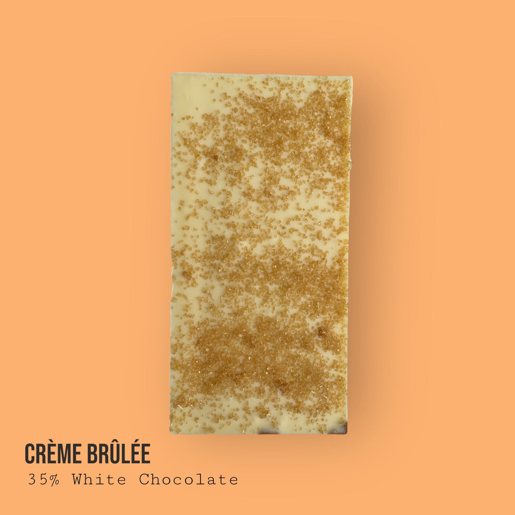 Creme Brûlée Custard & Vanilla with Toasted Sugar Inspired White Chocolate Dessert Bar 230g