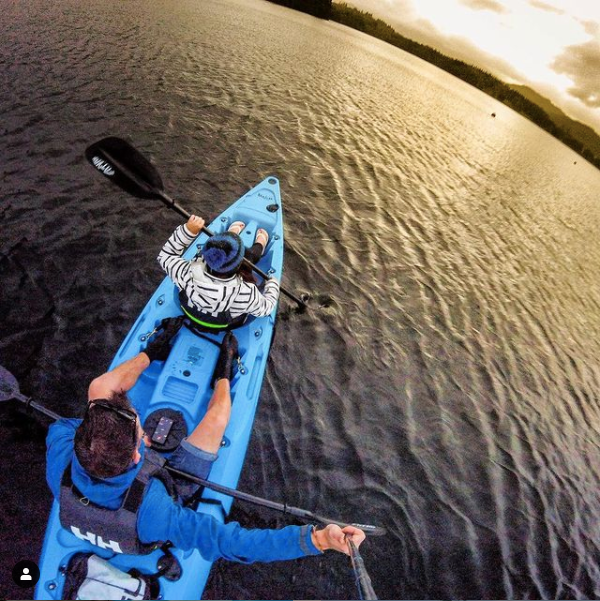 Mahee Double Seater Kayak Blue Package Deal