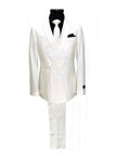 Cream Double Breasted Linen Suit