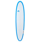 8' Pulse Squash Tail Mini Mal Surfboard by Australian Board Co - FCSII Finboxes