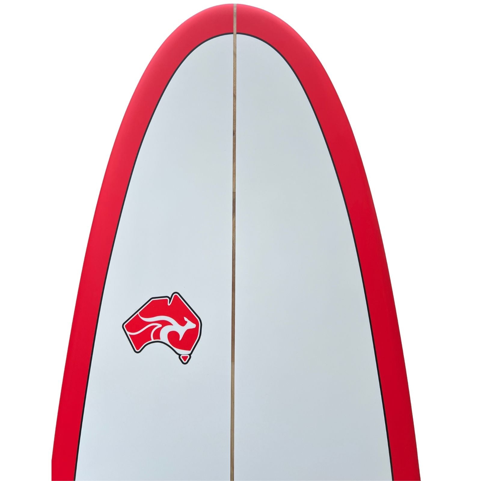 8' Pulse Squash Tail Mini Mal Surfboard by Australian Board Co - FCSII Finboxes