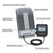 High efficiency 30A MPPT solar charge controller with LCD display and 5m cable for solar panels up to 390W (12V) / 780W (24V) up to 150V