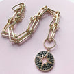 Nova Star Burst Large Link Necklace