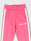 Women's Track Pants Fuchsia White