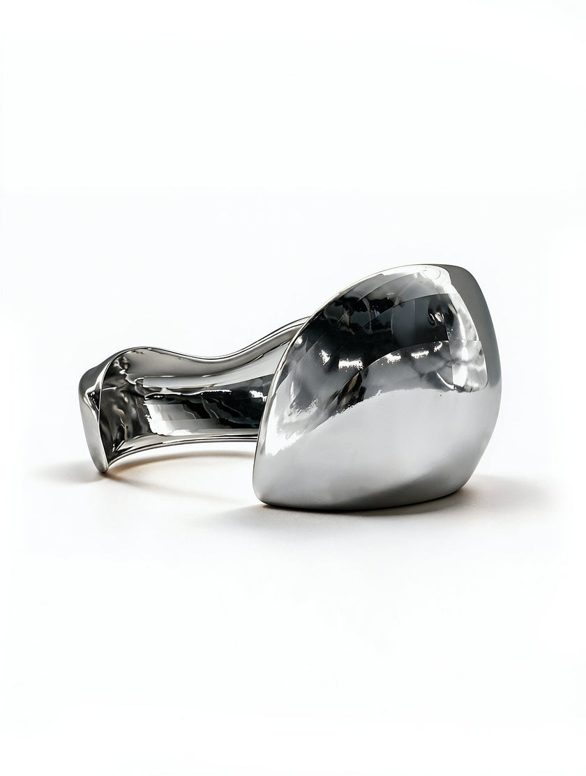 Milos Sculpted Cuff | Sterling Silver