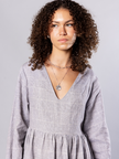 Oversized Maxi Dress with pockets Organic Linen - Michelle | No More Nobody