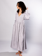 Oversized Maxi Dress with pockets Organic Linen - Michelle | No More Nobody