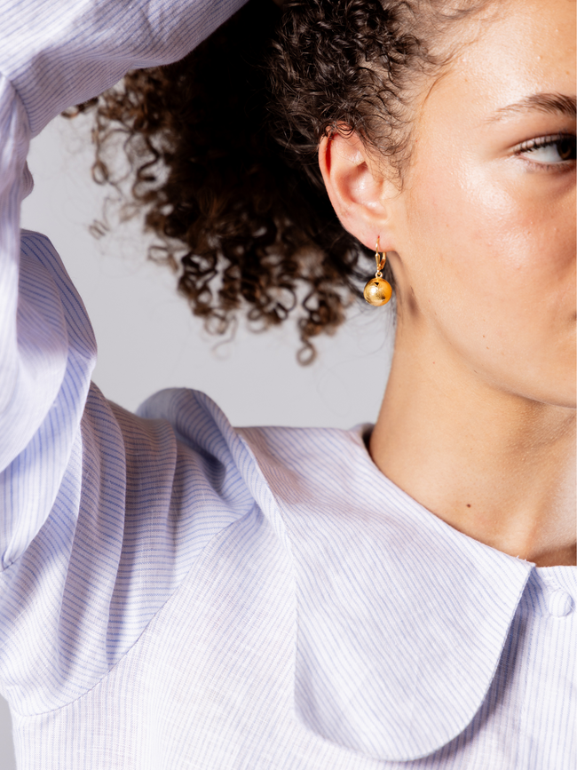 Gold Vermeil Drop earrings – Day | No More Nobody