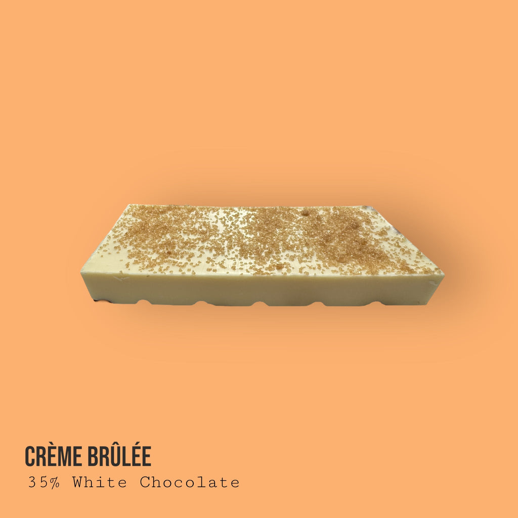 Creme Brûlée Custard & Vanilla with Toasted Sugar Inspired White Chocolate Dessert Bar 230g
