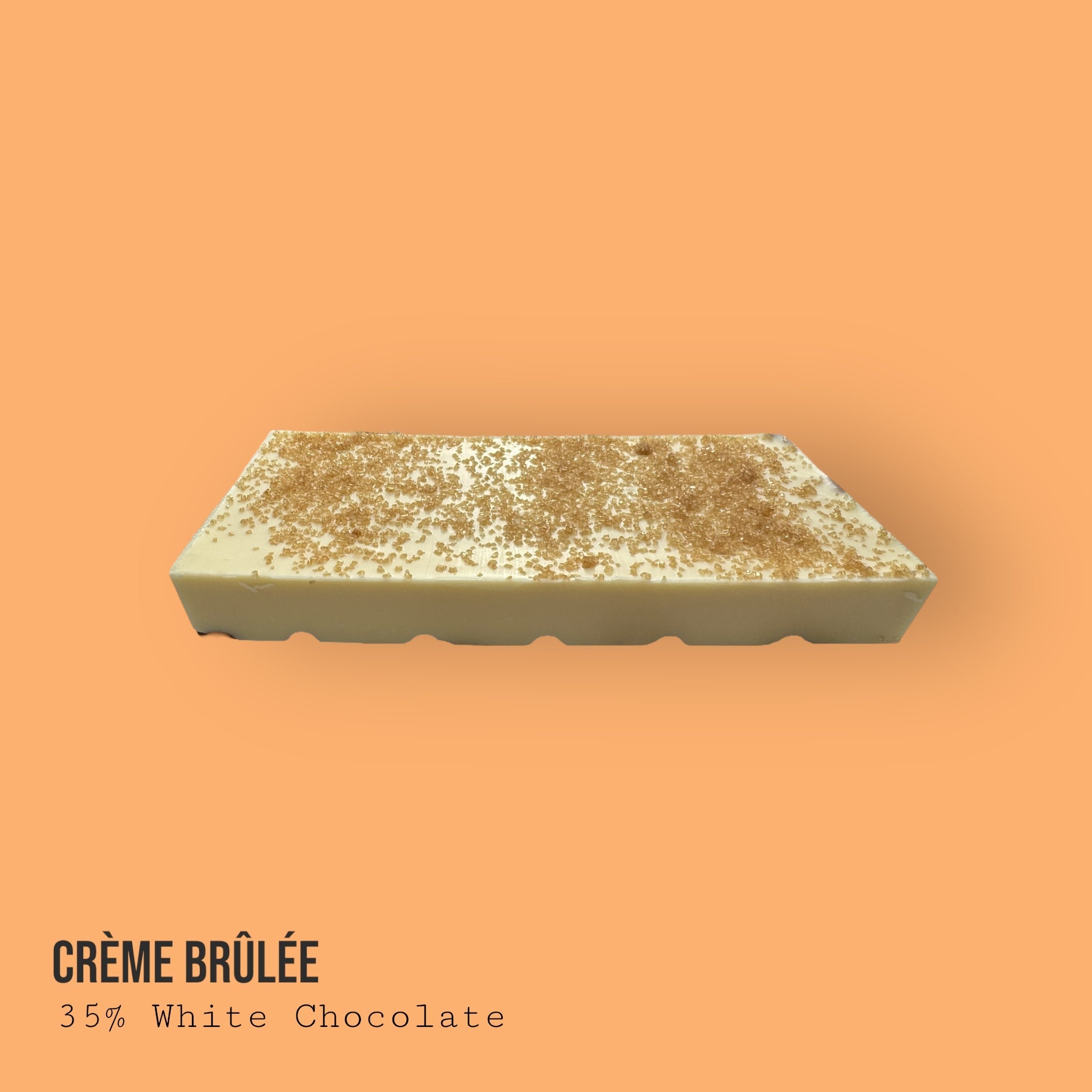 Creme Brûlée Custard & Vanilla with Toasted Sugar Inspired White Chocolate Dessert Bar 230g