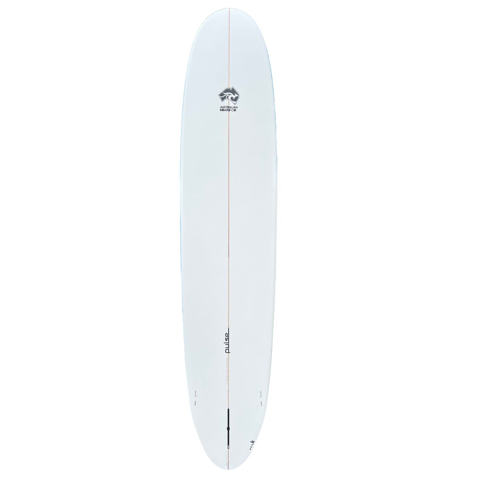 9' Pulse Longboard Round Tail Surfboard by Australian Board Co - FCSII Finboxes