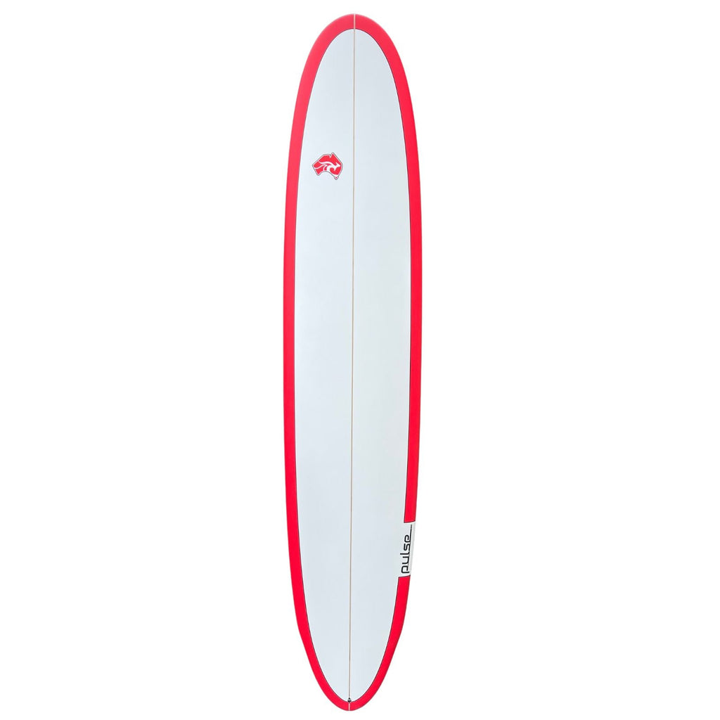 9' Pulse Longboard Round Tail Surfboard by Australian Board Co - FCSII Finboxes