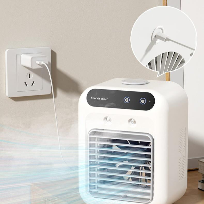Aire Acondicionado Enfriador de Aire Ventilador Enfriador de Agua Aire Acondicionado para Habitaciones Oficina Aire Acondicionado Portátil Automóviles