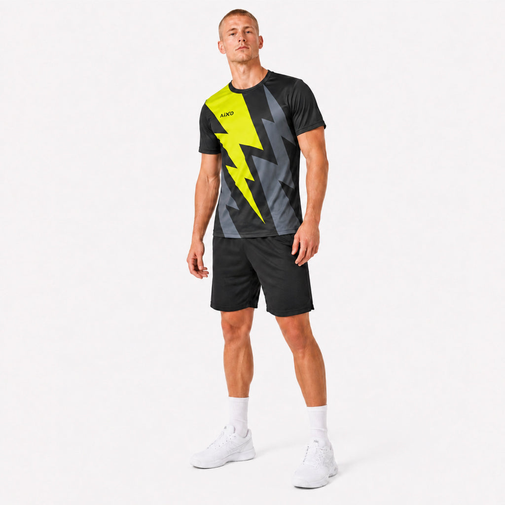 Aixo Bolt 3 Mens T-Shirt - Black
