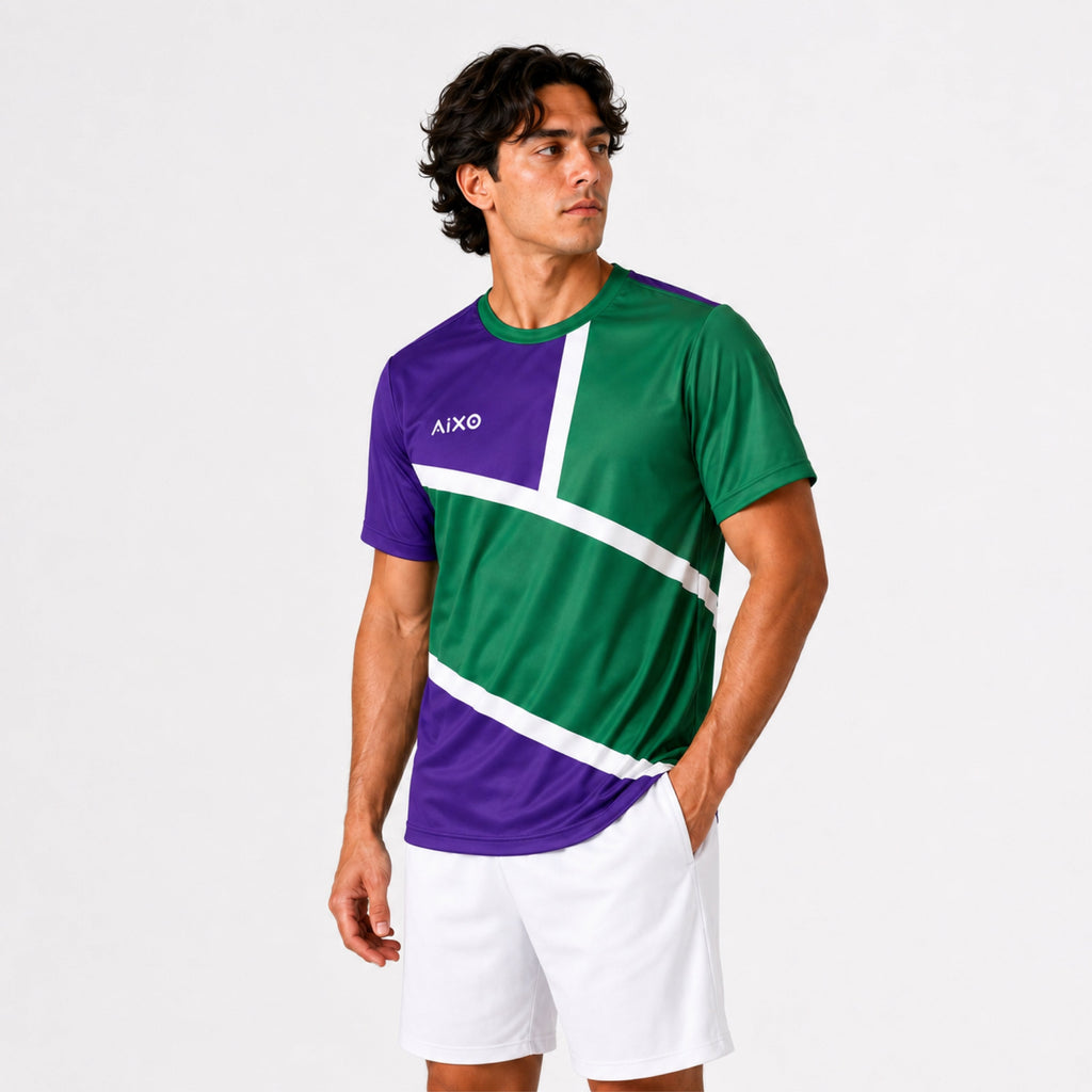 Aixo Court 3 Mens T-Shirt - Green