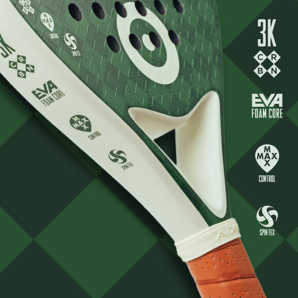 AIXO Country Club Padel Racket 3K Carbon
