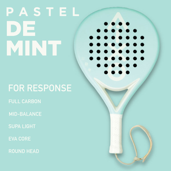 Pala de pádel AIXO Pastel De Mint Full Carbon