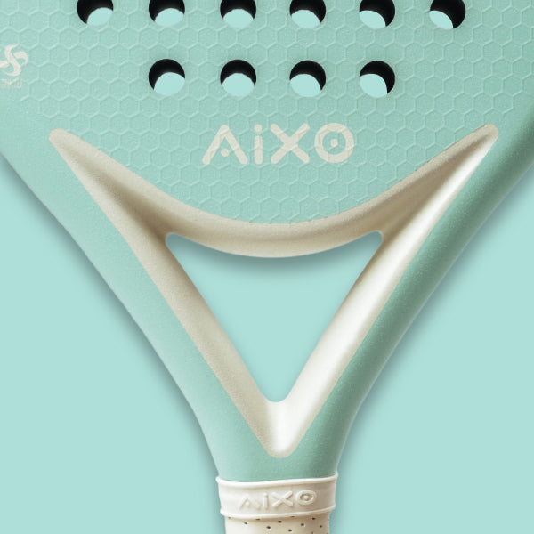 AIXO Pastel De Mint Padel Racket Full Carbon