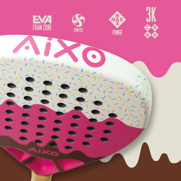 AIXO Sundae Padel Racket 3K Carbon