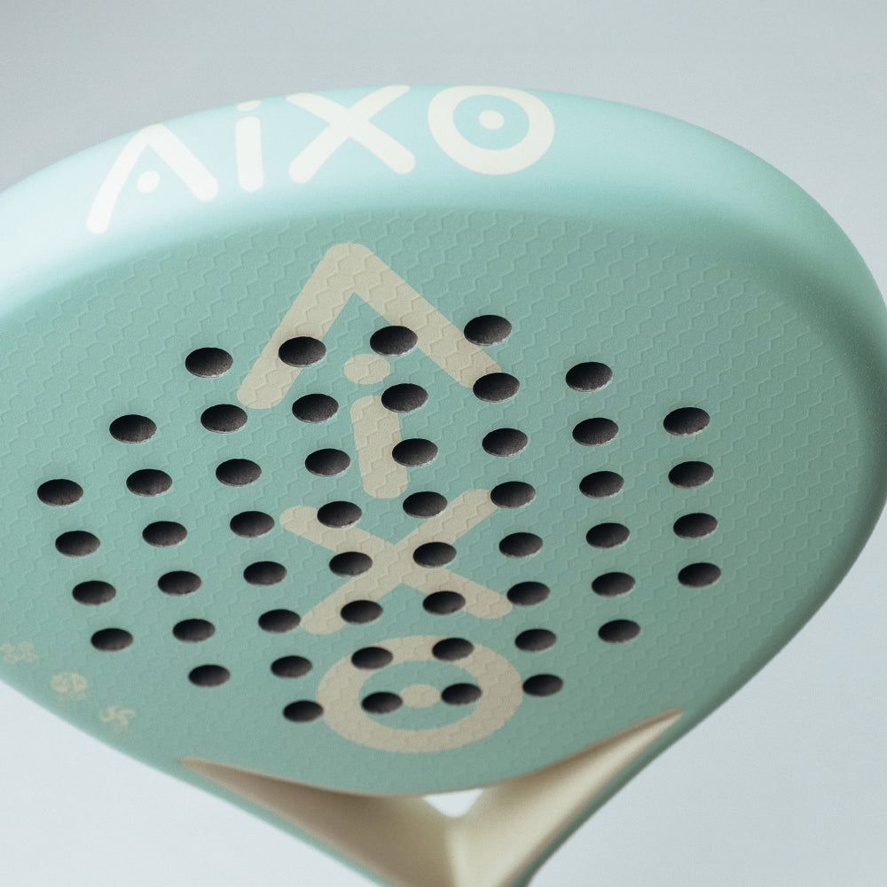 AIXO Pastel De Mint Padel Racket Full Carbon