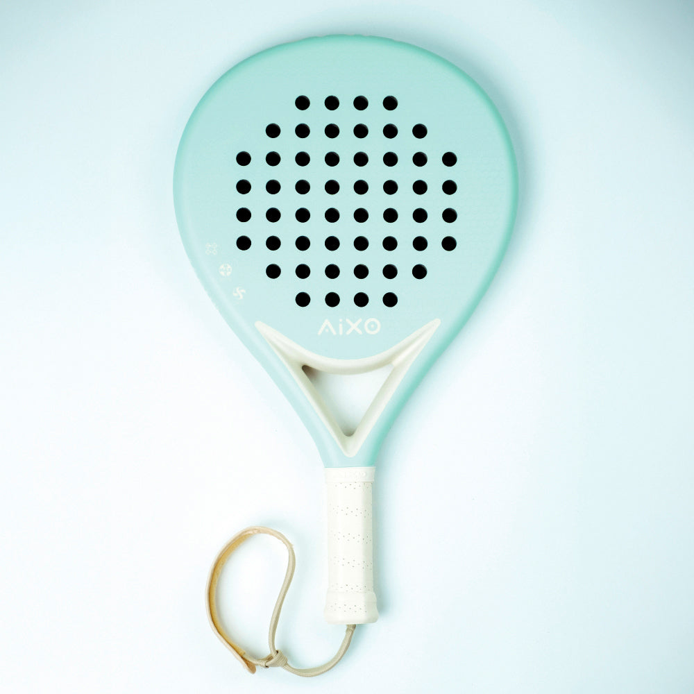 AIXO Pastel De Mint Padel Racket Full Carbon