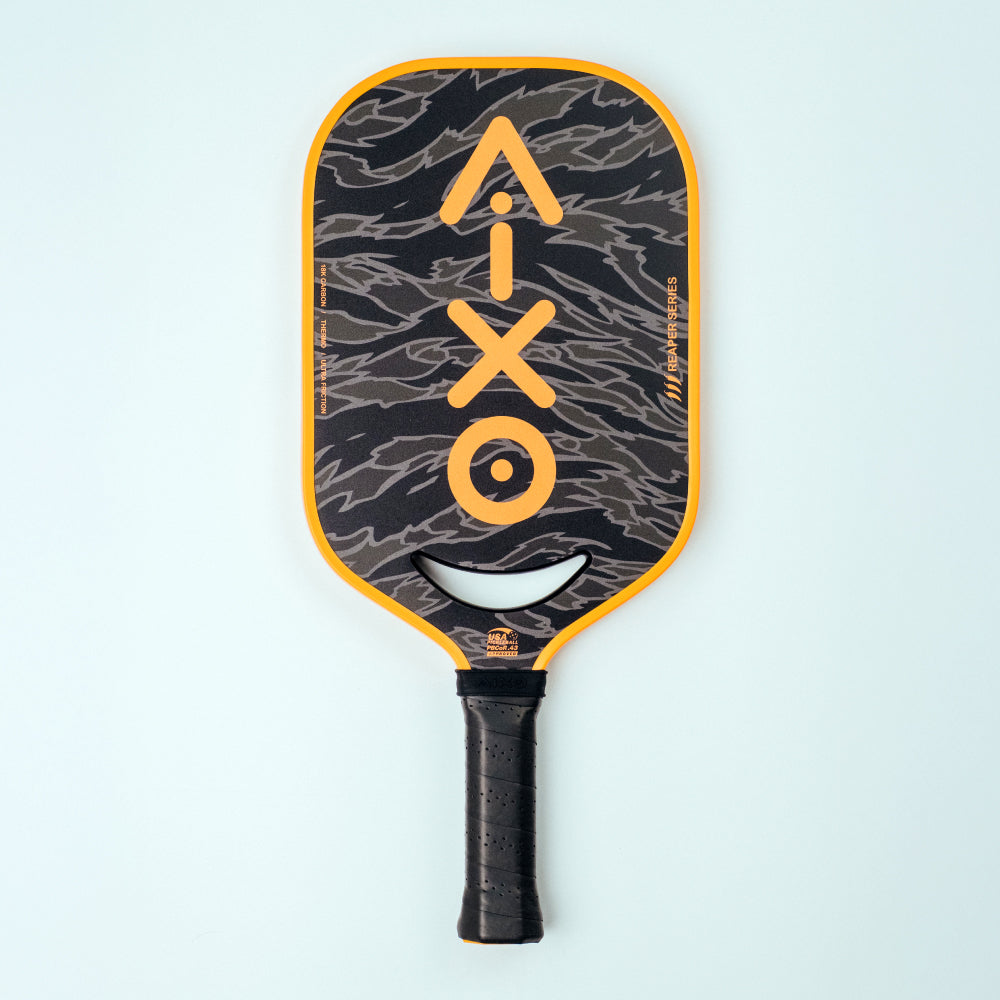 Aixo P14C Reaper Series Tiger King 18K Raw Carbon Pickleball Padel