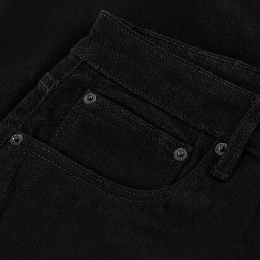 Alaska straight fit Jeans In Deep Black