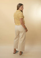 Astrid Gingham Blouse - Yellow