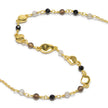 Sofia Nugget Necklace Black Onyx, Smoky Quartz & Labradorite