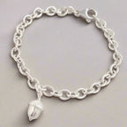 Acorn Silver Charm