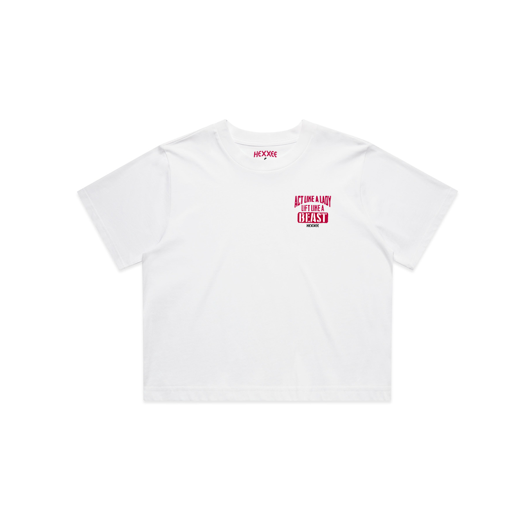 Act Like A Lady - Crop Tee
