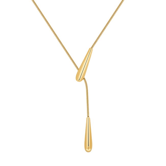 Raindrop Chain Necklace