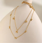 Celeste Bow Chain Necklace