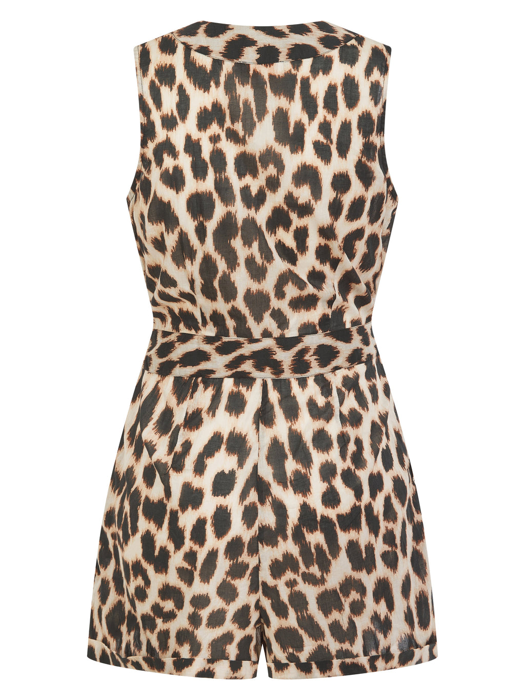 Amara Playsuit - Leopard