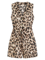 Amara Playsuit - Leopard