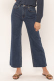 Amuse Society Gabi crop flare denim pant
