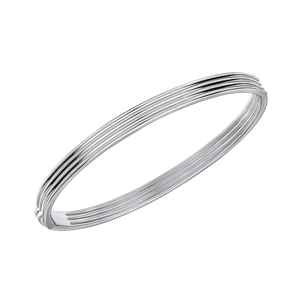 Beginnings Ridged Hinged Bangle