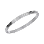 Beginnings Ridged Hinged Bangle