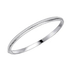 Beginnings Striped Hinged Bangle