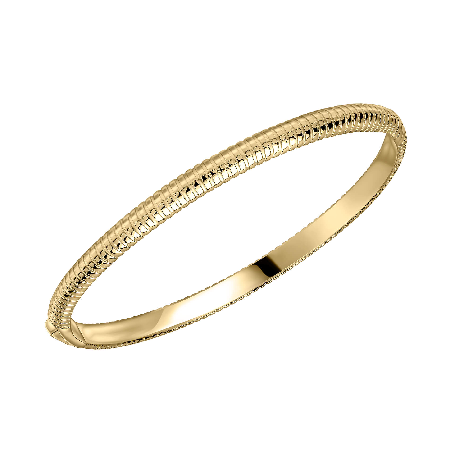 Beginnings Striped Hinged Bangle