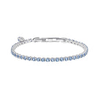 Diamonfire Small Zirconia Charm Tennis Bracelet