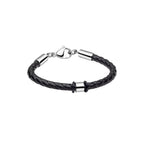 Fred Bennett Father and Son Matching Braided Leather Bracelet