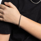 Fred Bennett Smaller Fit Stainless Steel Wheat Chain Bracelet