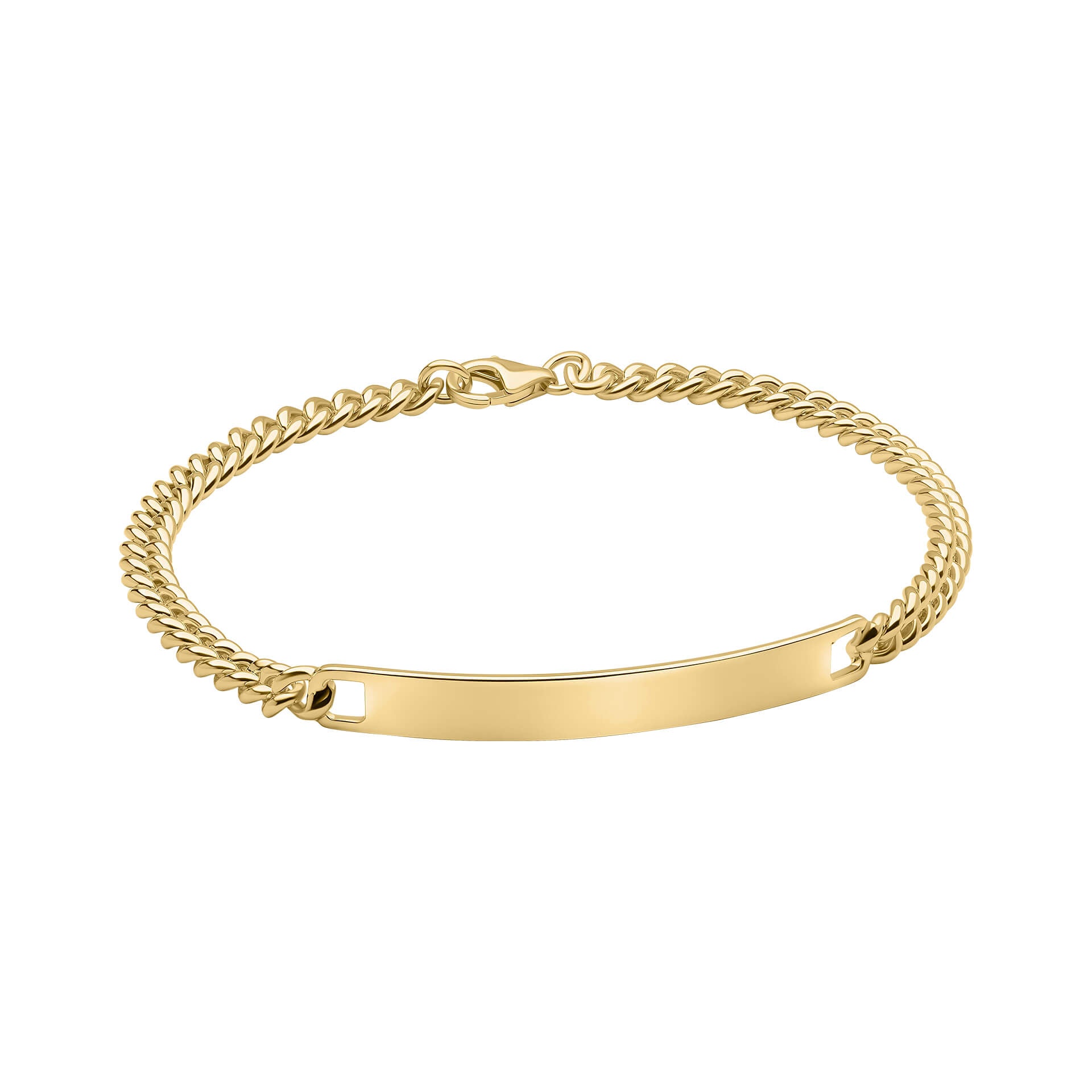 Fred Bennett Curb Chain Bracelet with ID Bar