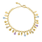 Laura Ashley Silver Everingham Meadow Briolette Charm Bracelet